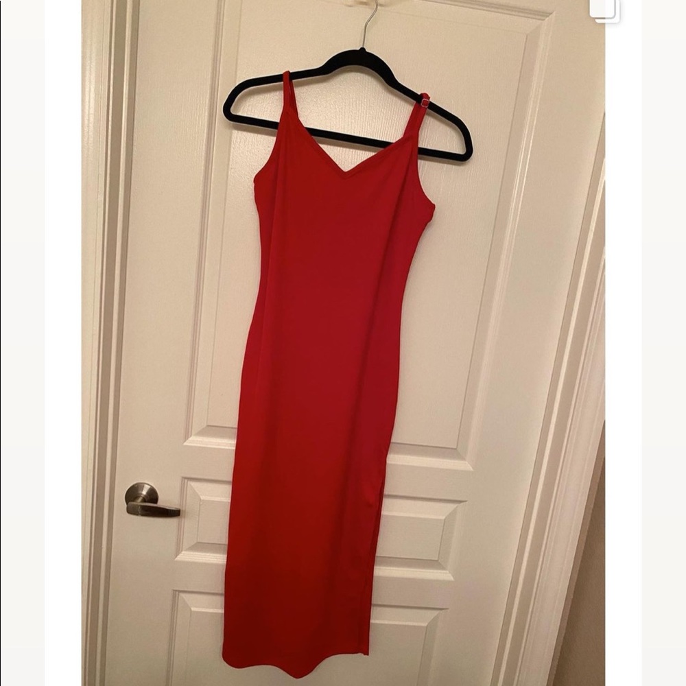 Red dress